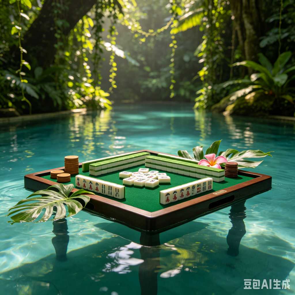 flat print mahjong set