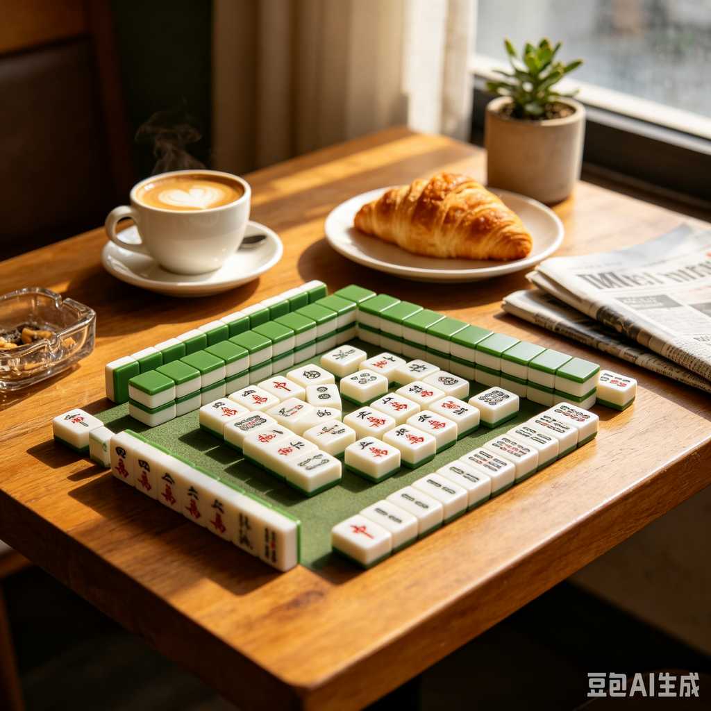 mahjong rule card included